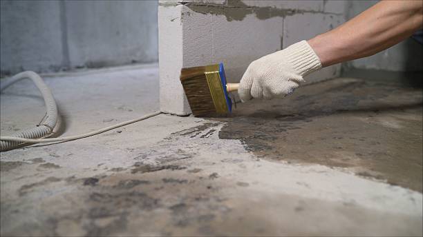 SJ Waterproofing Pros Interior Drainage System coverage map for Fowler, MI and surrounding area